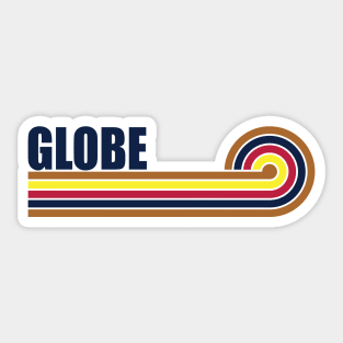 Globe Arizona horizontal sunset Sticker